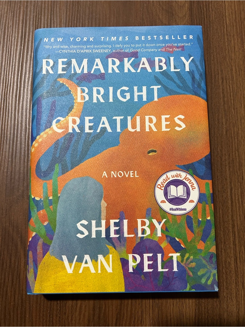 Remarkably Bright Creatures A Novel by Shelby Van Pelt Hardcover *damaged jacket